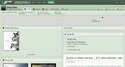 Desktop Screenshot of greycobra.deviantart.com