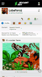 Mobile Screenshot of lobaferoz.deviantart.com