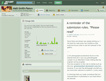 Tablet Screenshot of matt-smith-fans.deviantart.com