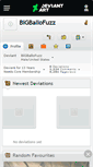 Mobile Screenshot of bigballofuzz.deviantart.com