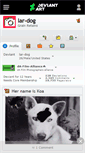 Mobile Screenshot of lar-dog.deviantart.com