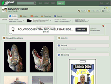 Tablet Screenshot of baryonyx-walkeri.deviantart.com