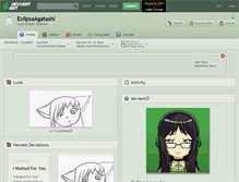 Tablet Screenshot of eclipsaagatashi.deviantart.com