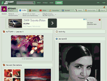 Tablet Screenshot of abloom.deviantart.com