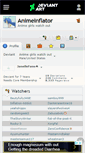 Mobile Screenshot of animeinflator.deviantart.com