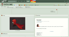 Desktop Screenshot of heartless-hugger.deviantart.com