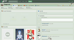 Desktop Screenshot of dragoniroh.deviantart.com