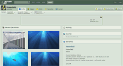 Desktop Screenshot of hosenfeld.deviantart.com