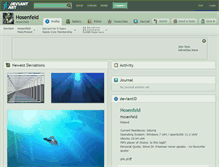 Tablet Screenshot of hosenfeld.deviantart.com