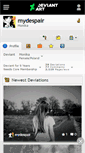 Mobile Screenshot of mydespair.deviantart.com