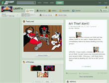 Tablet Screenshot of lkhff.deviantart.com