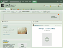 Tablet Screenshot of imagesbyandrew.deviantart.com