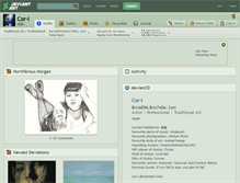 Tablet Screenshot of cor-i.deviantart.com
