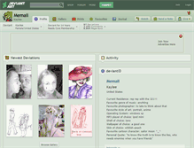 Tablet Screenshot of memaii.deviantart.com