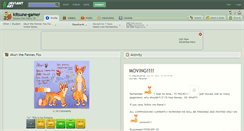 Desktop Screenshot of kitsune-gamer.deviantart.com