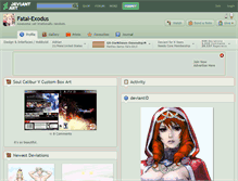 Tablet Screenshot of fatal-exodus.deviantart.com