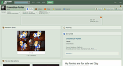 Desktop Screenshot of dreamblue-ponies.deviantart.com