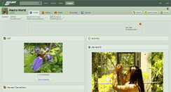 Desktop Screenshot of macro-world.deviantart.com