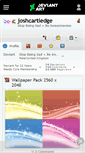Mobile Screenshot of joshcartledge.deviantart.com