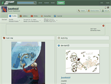 Tablet Screenshot of juustozzi.deviantart.com