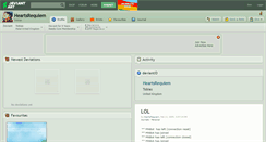 Desktop Screenshot of heartsrequiem.deviantart.com