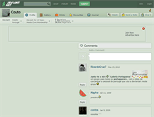 Tablet Screenshot of couto.deviantart.com
