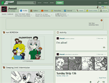 Tablet Screenshot of jhessail.deviantart.com