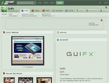 Tablet Screenshot of guifx.deviantart.com