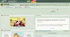 Desktop Screenshot of hells-edge.deviantart.com