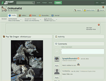 Tablet Screenshot of onimushakid.deviantart.com