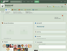 Tablet Screenshot of mnyonywaji.deviantart.com