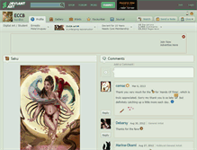 Tablet Screenshot of eccb.deviantart.com