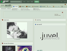 Tablet Screenshot of juli-gfx.deviantart.com