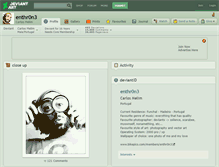 Tablet Screenshot of enthr0n3.deviantart.com
