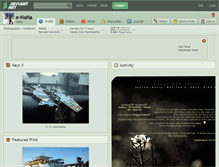 Tablet Screenshot of e-nana.deviantart.com