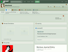 Tablet Screenshot of latexlover.deviantart.com