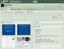 Tablet Screenshot of patronzero.deviantart.com