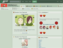 Tablet Screenshot of dattebaneyo.deviantart.com