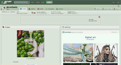 Desktop Screenshot of devonhants.deviantart.com