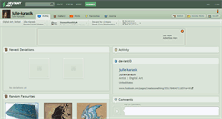 Desktop Screenshot of julie-karasik.deviantart.com