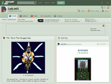 Tablet Screenshot of ladyjet2.deviantart.com