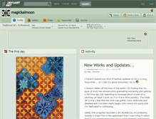 Tablet Screenshot of magickalmoon.deviantart.com