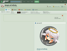 Tablet Screenshot of dream-of-infinity.deviantart.com