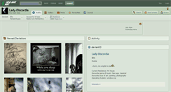 Desktop Screenshot of lady-discordia.deviantart.com