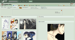Desktop Screenshot of miyako-miku.deviantart.com