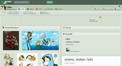 Desktop Screenshot of caillo.deviantart.com