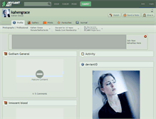 Tablet Screenshot of kahengrace.deviantart.com