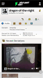 Mobile Screenshot of dragon-of-the-night.deviantart.com