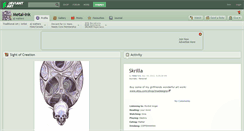Desktop Screenshot of metal-ink.deviantart.com