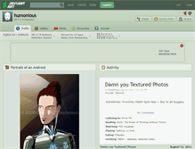 Tablet Screenshot of humonious.deviantart.com